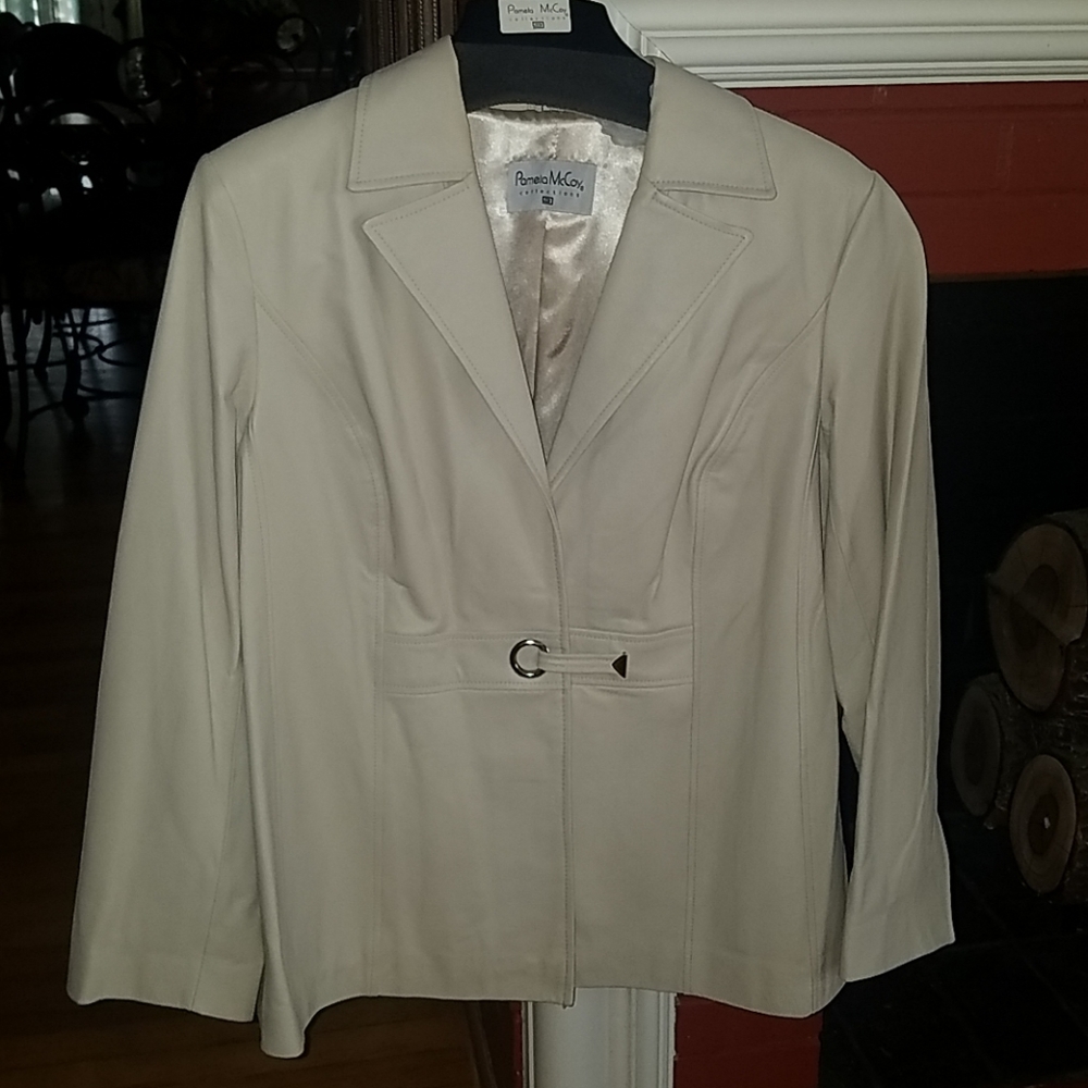 Pamela McCoy 1X Leather Jacket